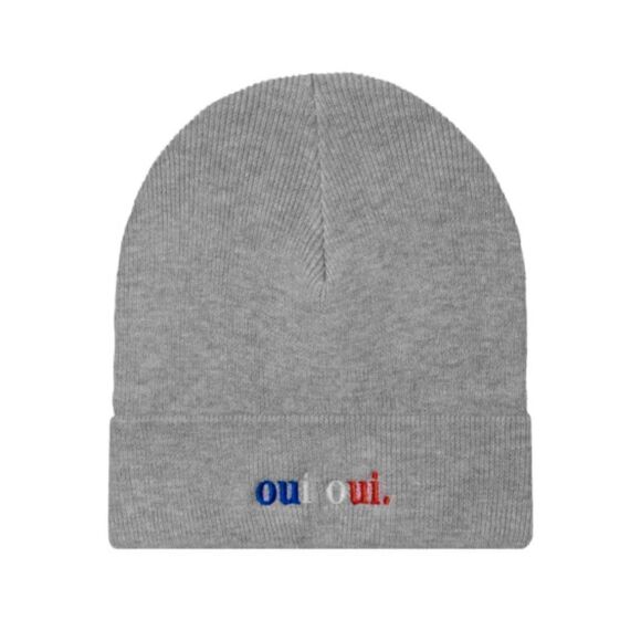 French Abroad knit beanie. Oui Oui. NWT. main image 7